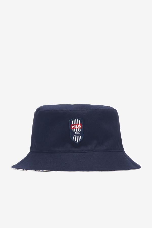2Pac Hat Fila Navy-White