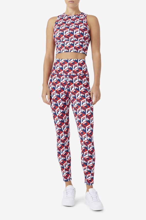 Fila Karteras 7-8 Tight Red-Navy-White