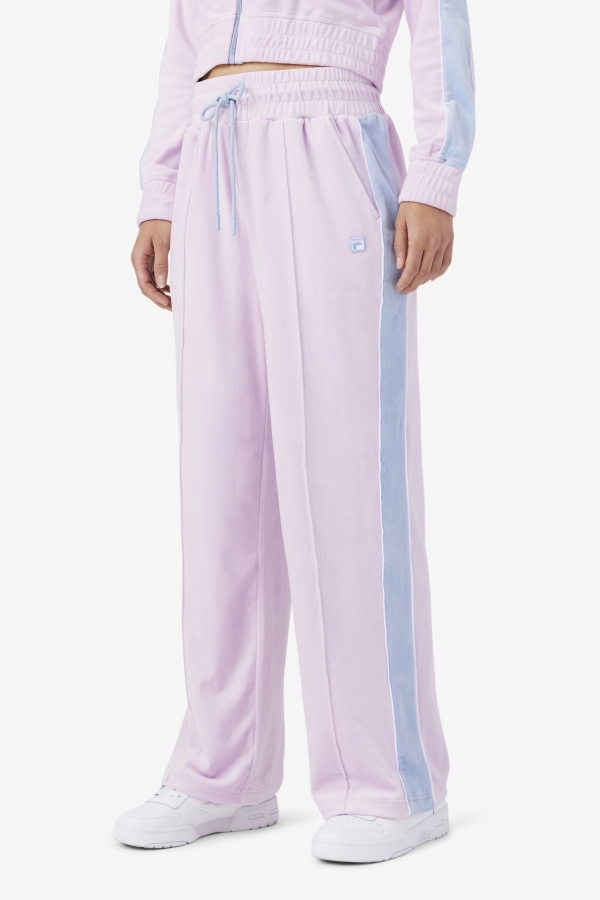 Fila Valery Velour Pant Orchid-Blue-White