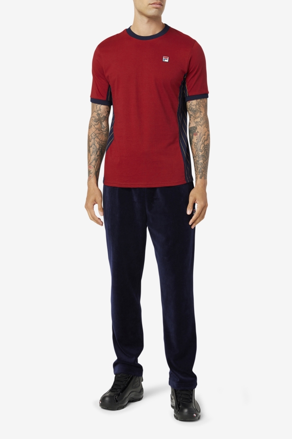 Rhubarb-Peacoat-Golden Glow Warner Tee Fila