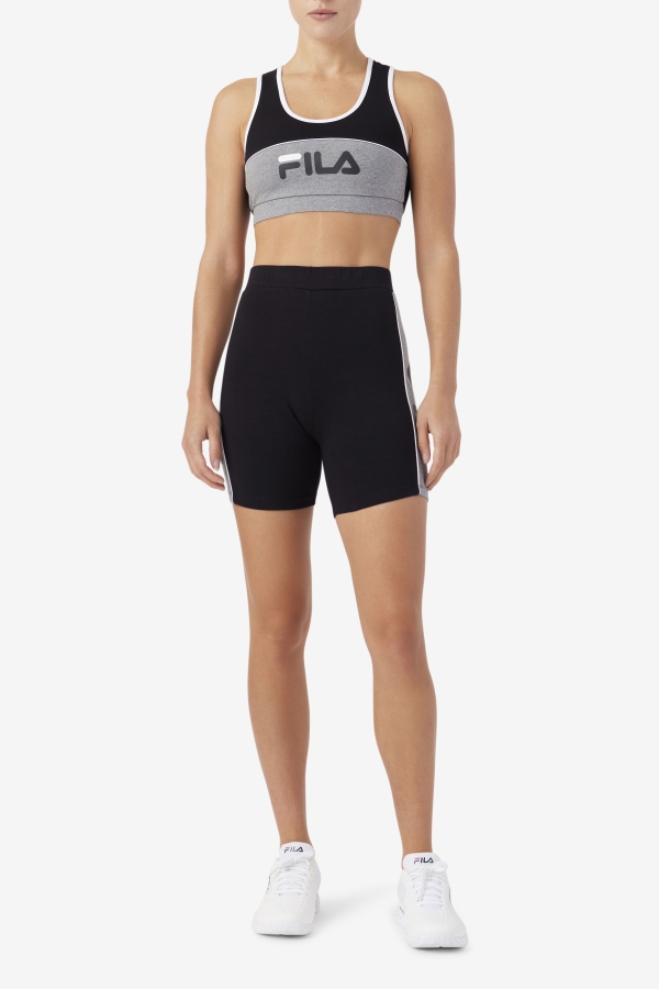 Kairi Bra Top Fila Black-Heather-White
