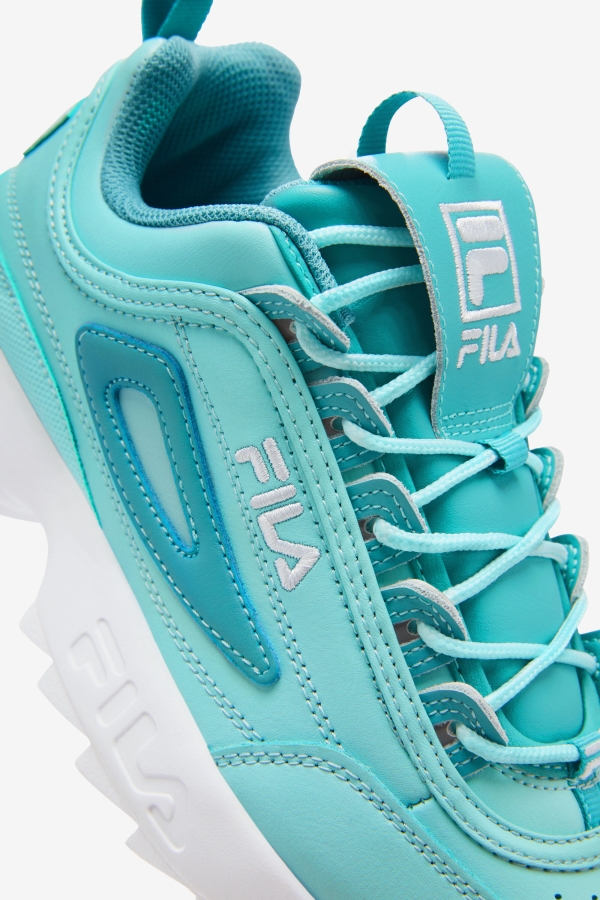 Blue-Turquoise Tonic-White Women\'s Disruptor 2 Premium Fila