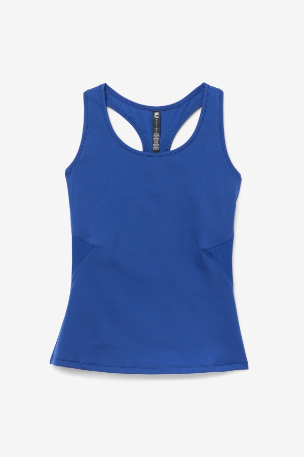 Uplift Open Racerback Tank Top Fila Navy Peony-Black