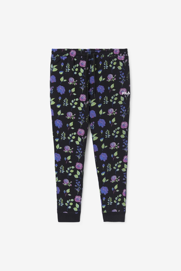 Fila Hemlock Jogger Black-Floral Print