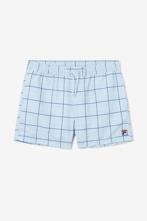 Fila Blue-Navy-Tender Yellow Linecall Swim Short