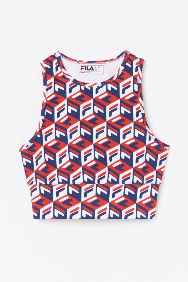 Fila Emmaline Tank Red-Navy-White
