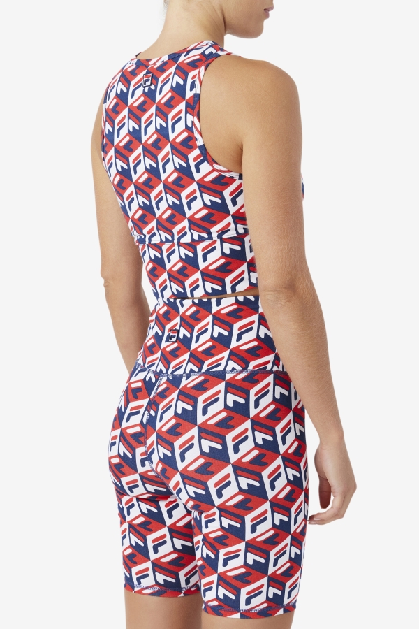 Fila Emmaline Tank Red-Navy-White