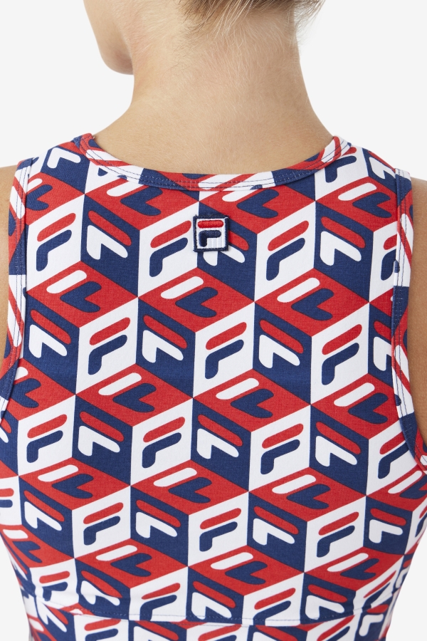 Fila Emmaline Tank Red-Navy-White