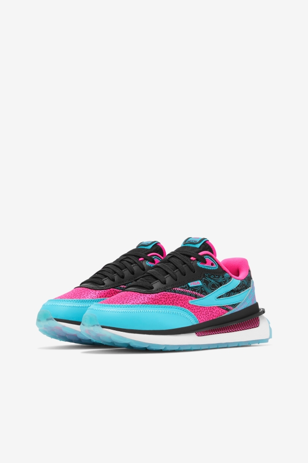 Fila Black-Pink Glo-White Women\'s Renno
