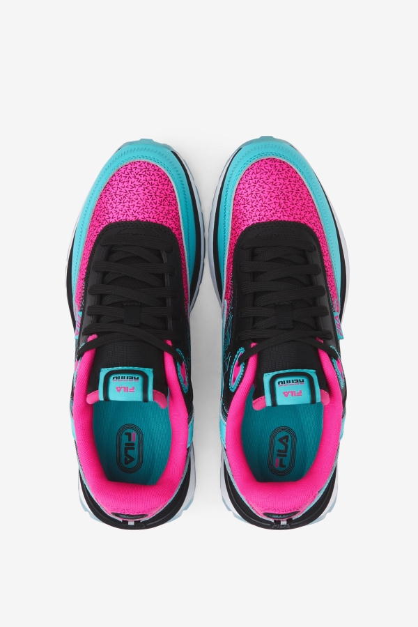 Fila Black-Pink Glo-White Women\'s Renno