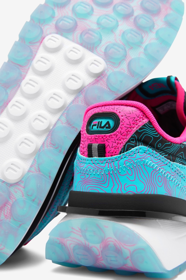 Fila Black-Pink Glo-White Women\'s Renno