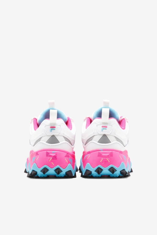 Women\'s Oakmont TR Fila White-Pink Glo-Bluefish
