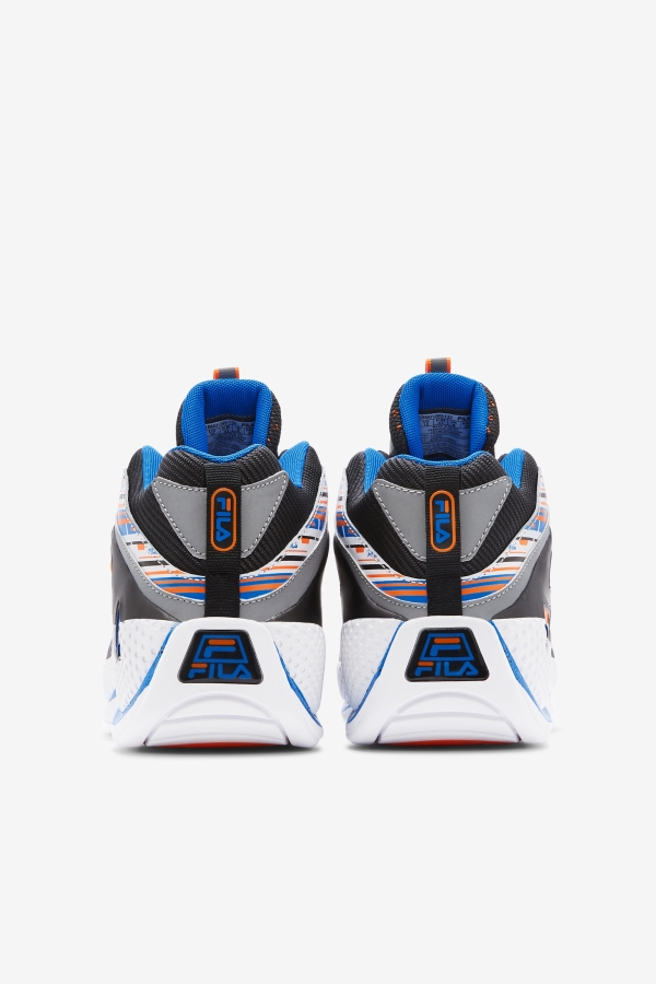 Fila White-Orange-Blue Men\'s Grant Hill 3