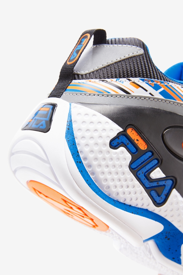 Fila White-Orange-Blue Men\'s Grant Hill 3