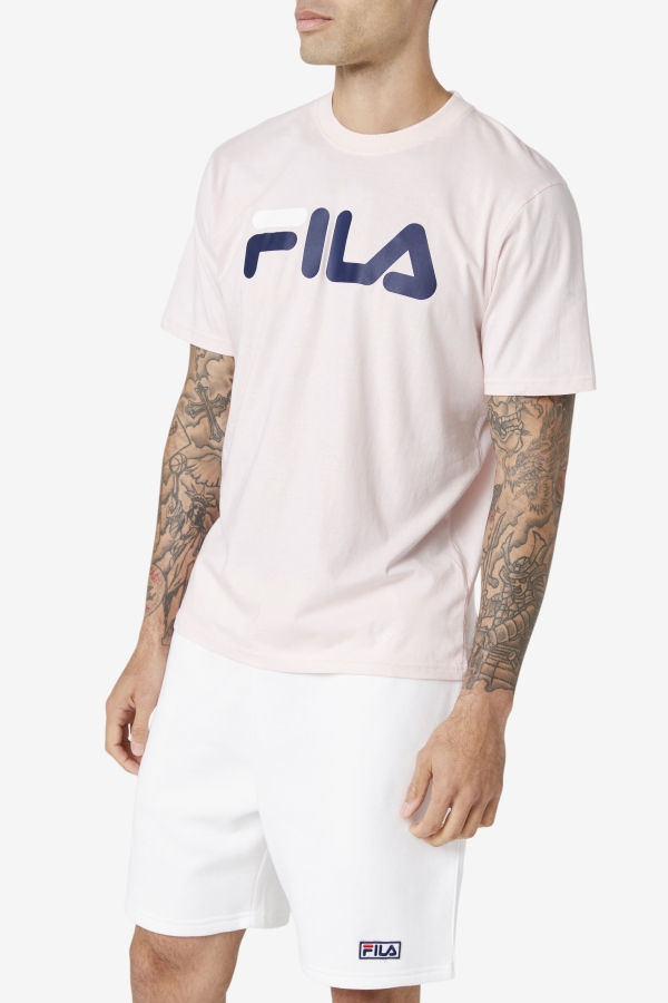 Men\'s Eagle Tee Pink-Navy-White Fila