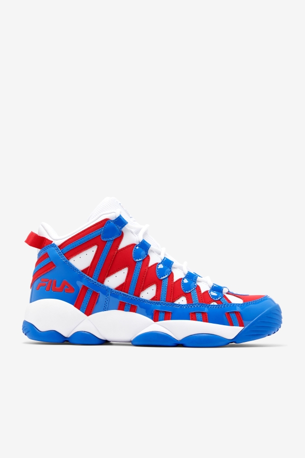 White-Red-Blue Fila Men's Stackhouse Spaghetti