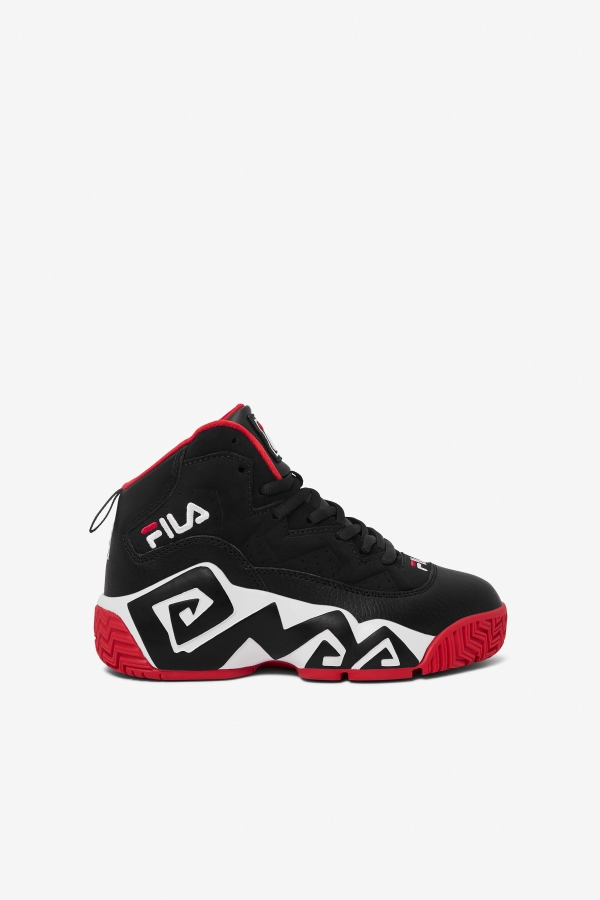 Big Kids' Mb Fila Black-White-Red