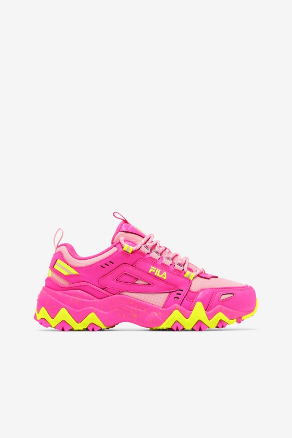 Women\'s Oakmont Tr Pink-Almond Blossom-Yellow Fila