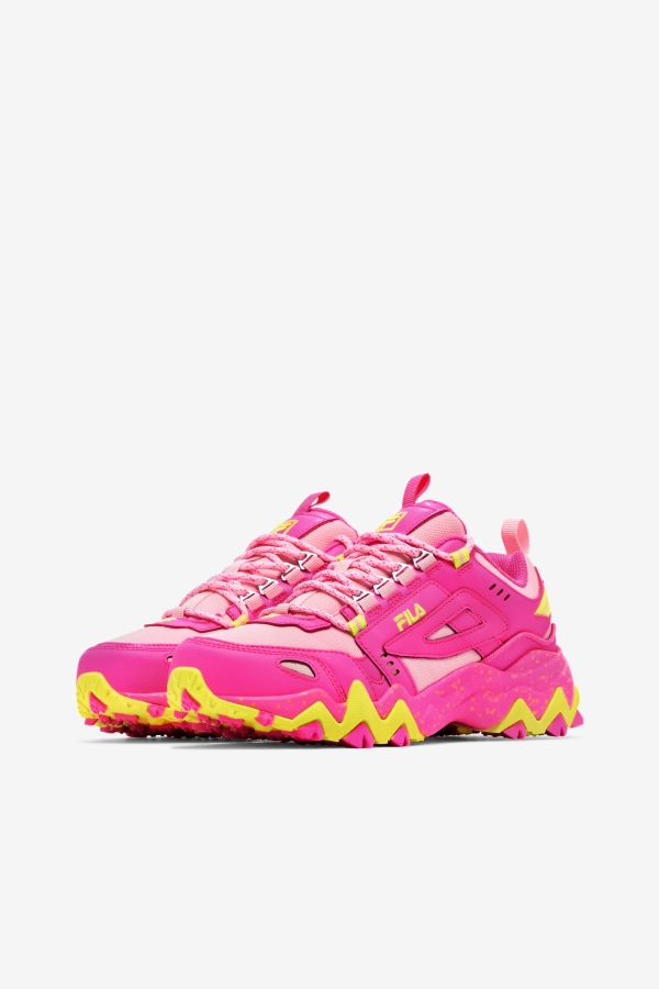 Women\'s Oakmont Tr Pink-Almond Blossom-Yellow Fila