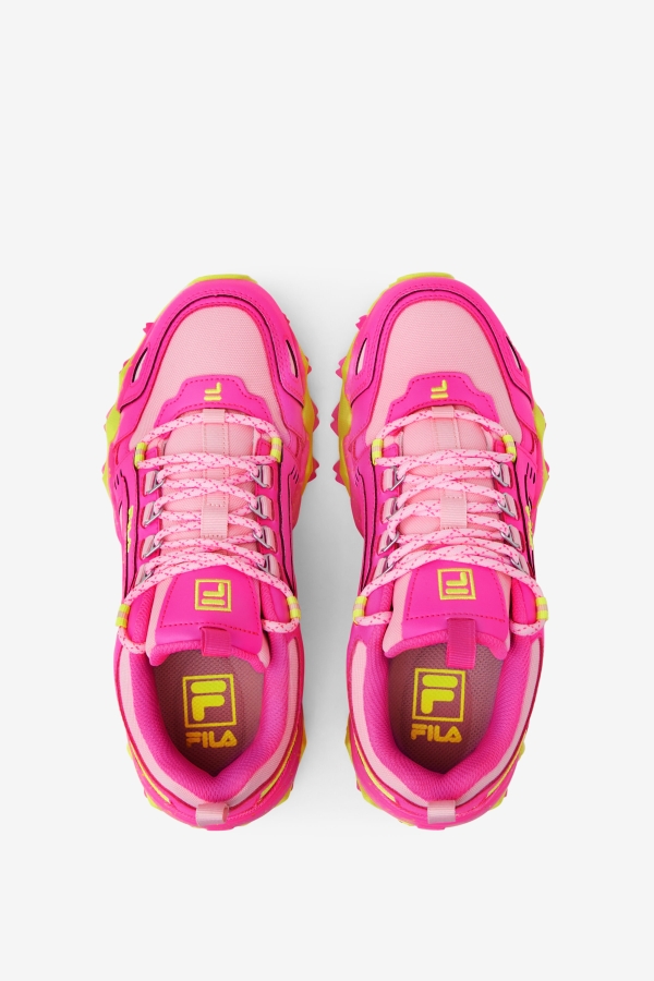 Women\'s Oakmont Tr Pink-Almond Blossom-Yellow Fila