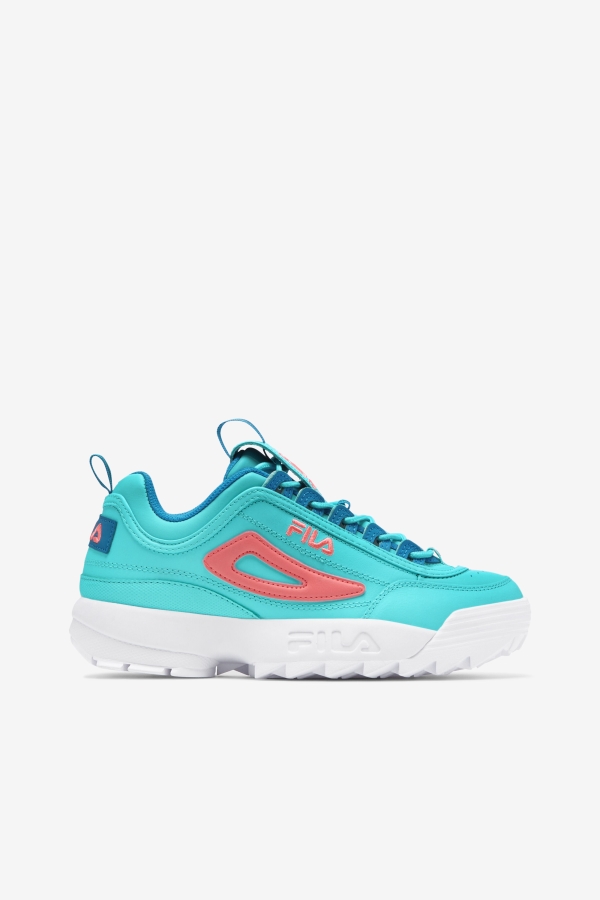 Big Kids' Disruptor 2 Premium Blue-Atomic Blue-Tea Rose Fila