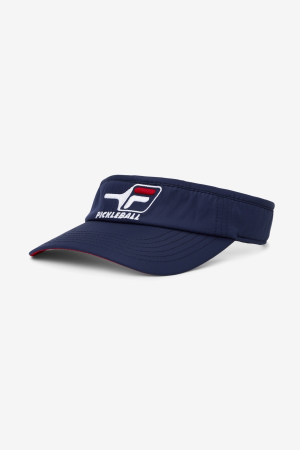 Fila Navy-Red Pickleball Visor