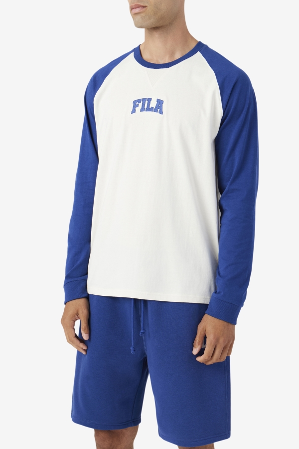 Fila Chet Raglan Tee Gardenia-Blue