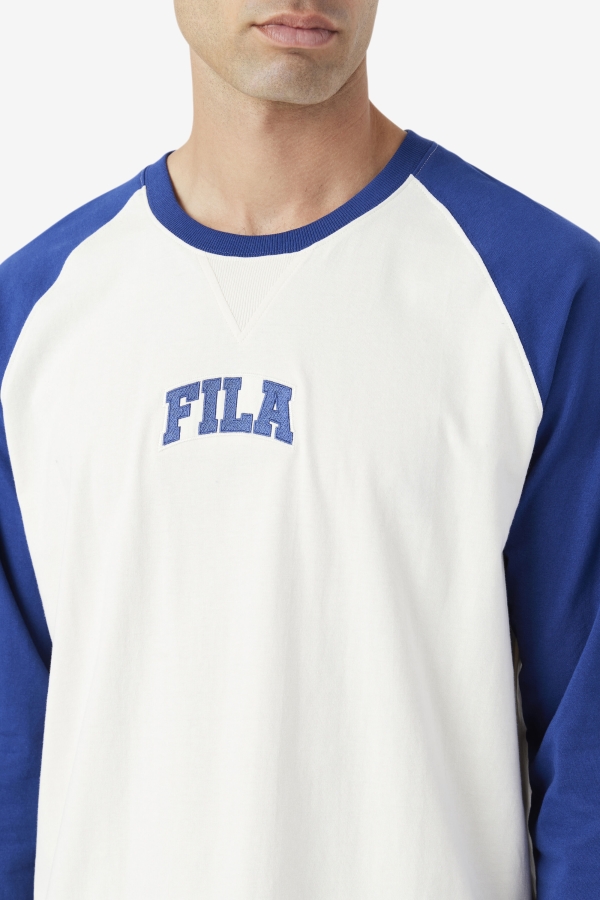 Fila Chet Raglan Tee Gardenia-Blue