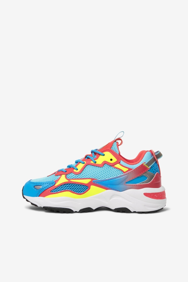 Women\'s Ray Tracer Apex Fila Bluefish-Yellow-Fiery Coral