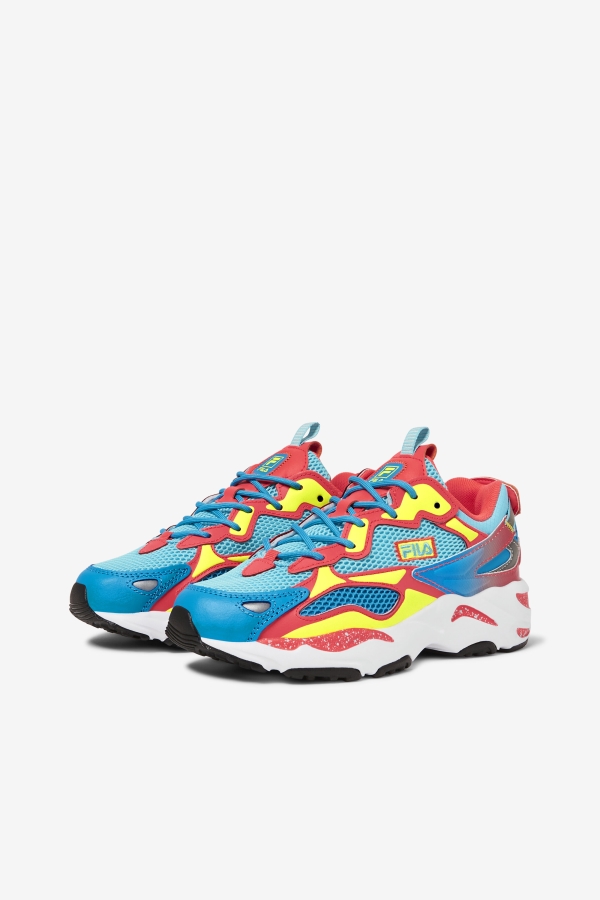 Women\'s Ray Tracer Apex Fila Bluefish-Yellow-Fiery Coral