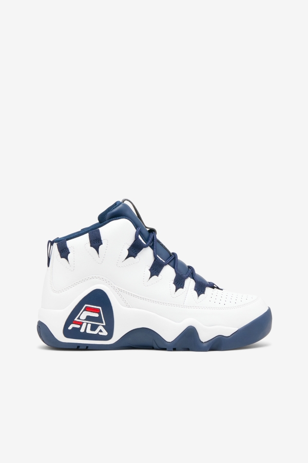 White-Navy-Red Women's Grant Hill 1 Fila