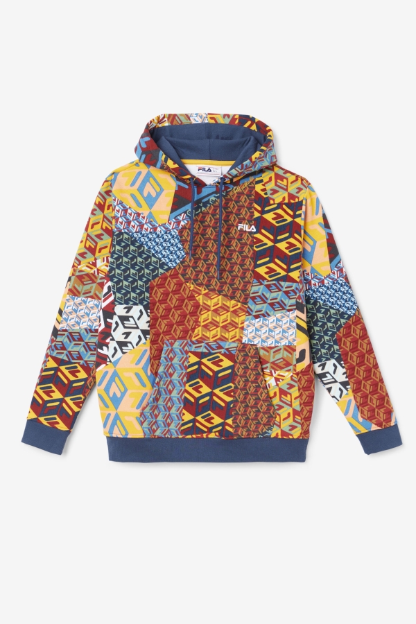 Yellow-Ocean Fila Anja Hoodie