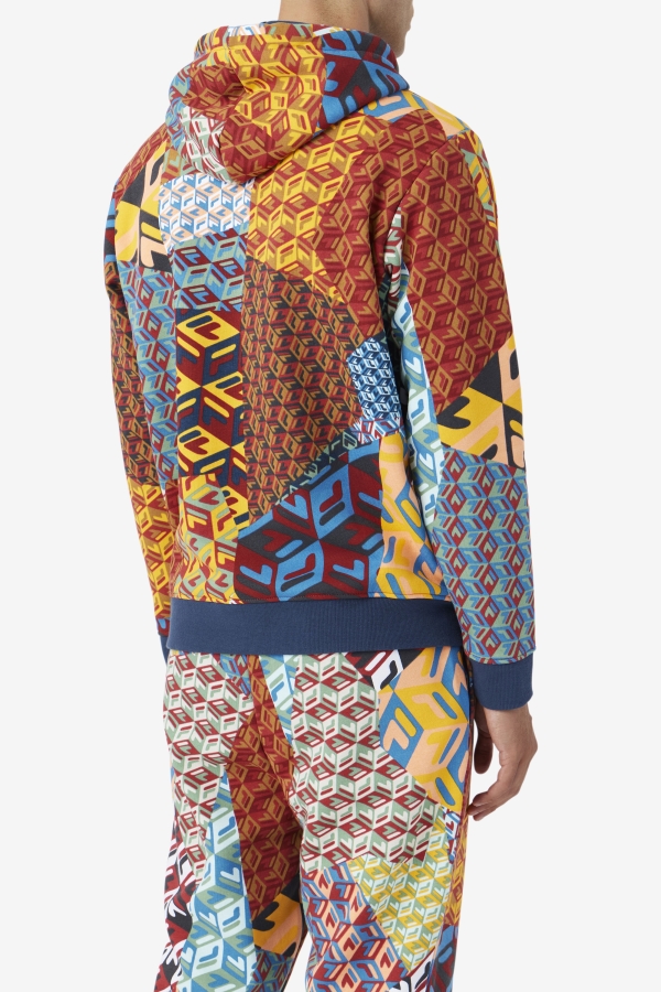 Yellow-Ocean Fila Anja Hoodie