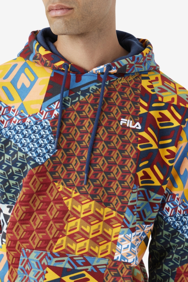 Yellow-Ocean Fila Anja Hoodie