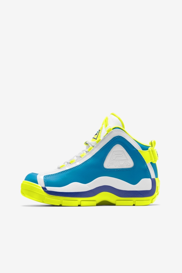 Atomic Blue-Yellow-White Women\'s Grant Hill 2 Fila