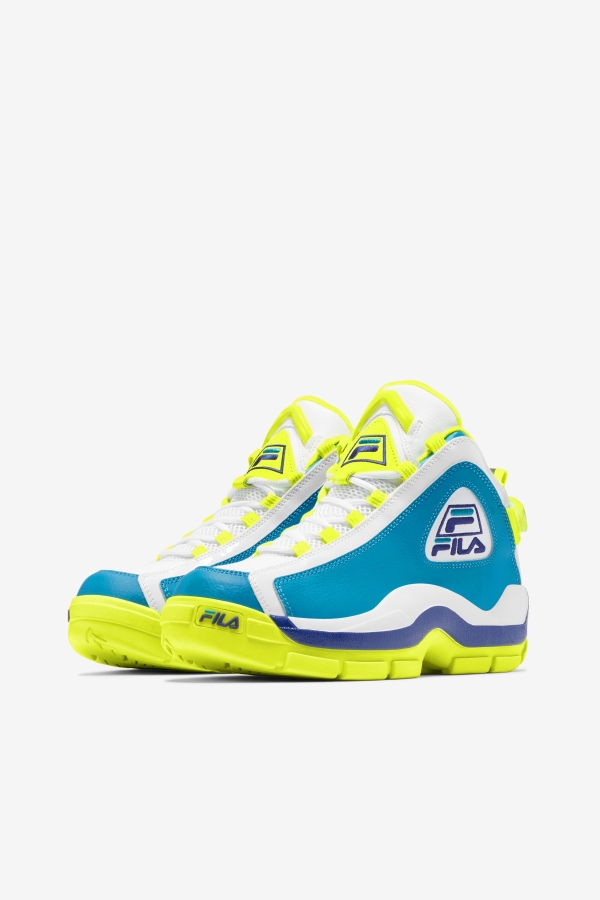 Atomic Blue-Yellow-White Women\'s Grant Hill 2 Fila