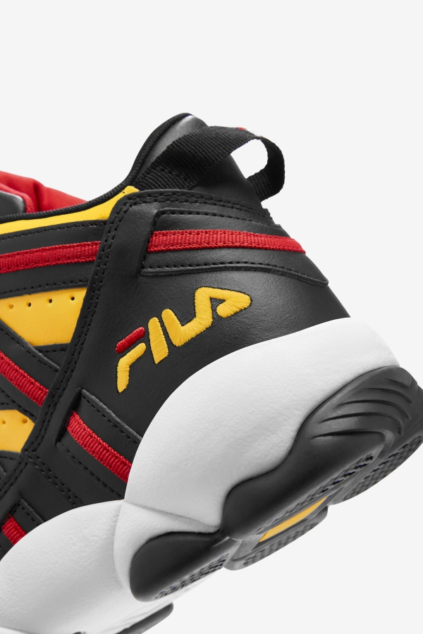 Lemon-Black-Red Men\'s Stackhouse Spaghetti Fila