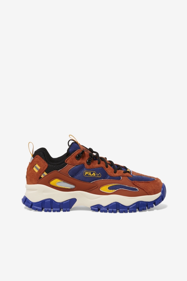 Fila Women's Ray Tracer Tr 2 Bombay Brown-Blue-Ecru
