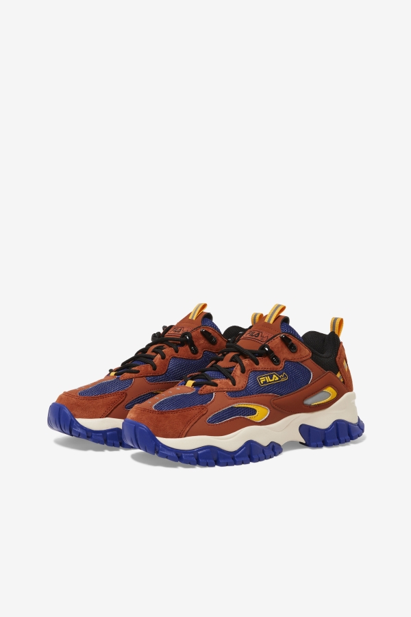 Fila Women\'s Ray Tracer Tr 2 Bombay Brown-Blue-Ecru
