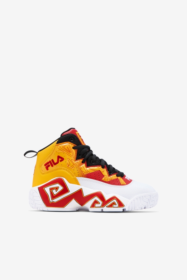 Little Kids' Mb Fila White-Gold-Red