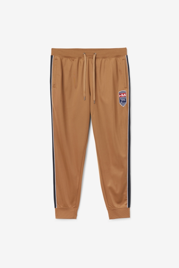 Tobacco Brown-White 2Pac Track Pant Fila