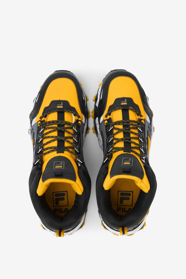 Men\'s Oakmont Tr Mid Fila Gold-Black-Glacier Gray