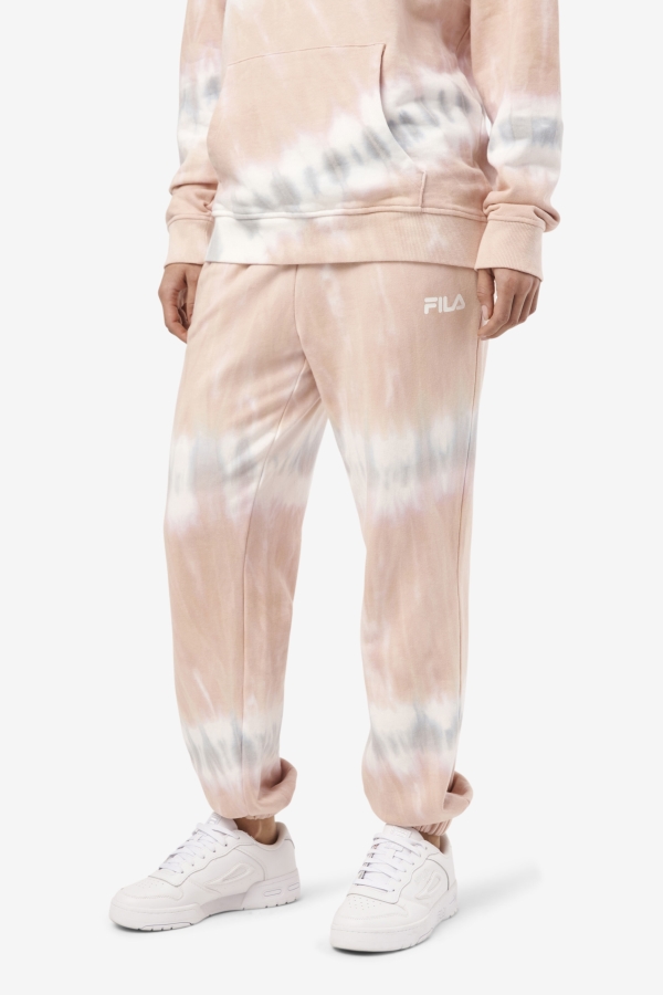 Fila Raleigh Tie Dye Jogger Gardenia-White-Belgian Block