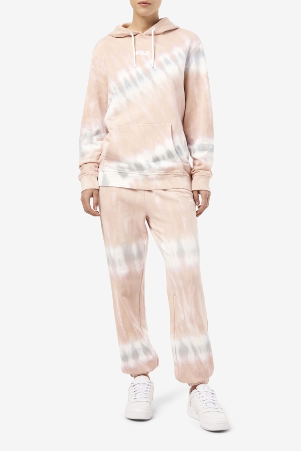 Fila Raleigh Tie Dye Jogger Gardenia-White-Belgian Block