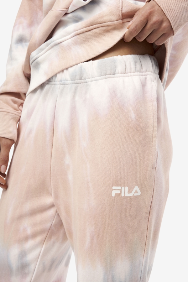 Fila Raleigh Tie Dye Jogger Gardenia-White-Belgian Block