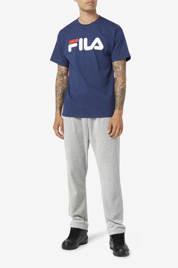 Navy-White-Red Men\'s Logo Tee Fila