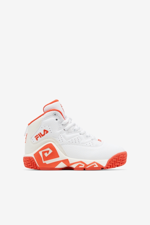 Little Kids' Mb White-Mandarin Red-Gardenia Fila