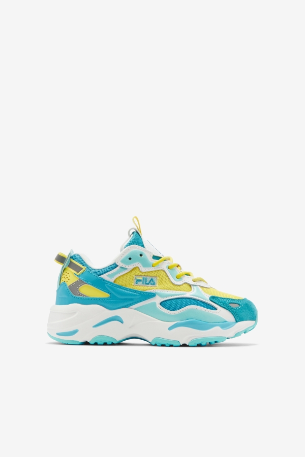 Big Kids' Ray Tracer Apex Fila Celandine-Blue-Blue
