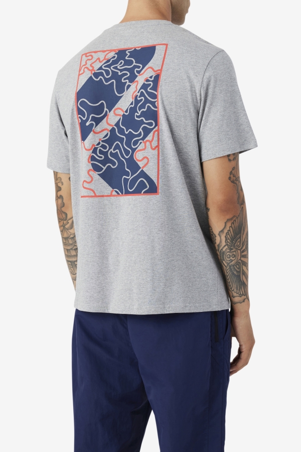Heather Grey Bevans Park Graphic Tee Fila