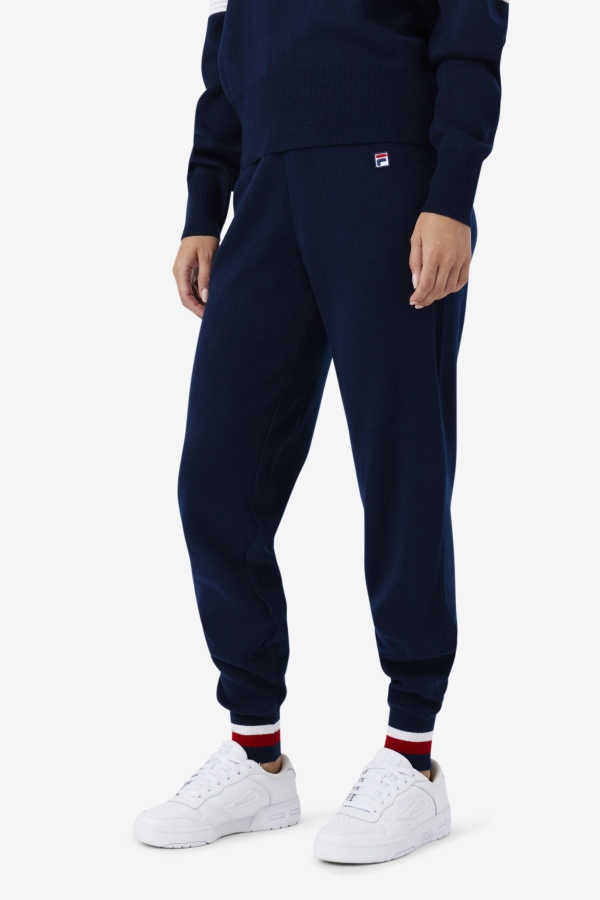 Frankie Knit Pant Fila Navy-Red-White